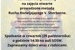 Serdecznie zapraszamy na zajęcia otwarte prowdzone metodą - 2